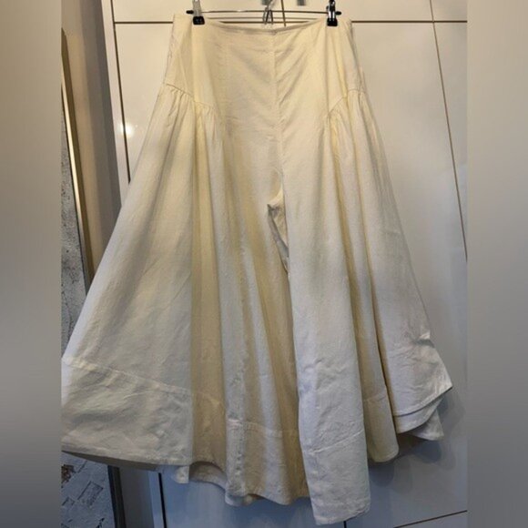 NWT Size 16 - Anthropologie Linen Extended Waist Pants (NWT US$ 138) - Picture 5 of 16